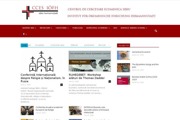 Newspaper Child theme site design template sample
