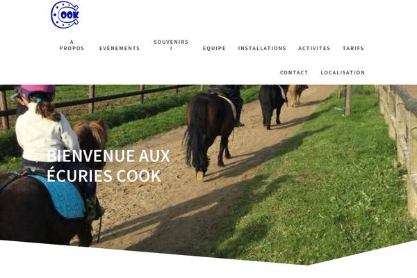 One Page Express theme site design template sample