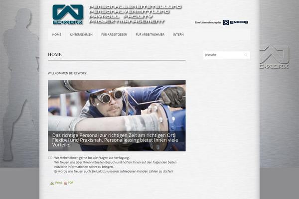Vortex theme site design template sample