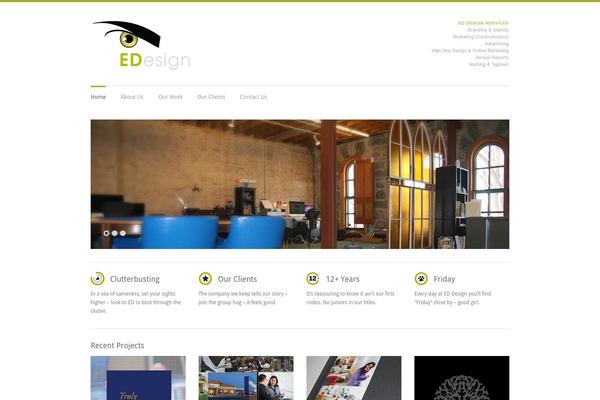 Clarity theme site design template sample