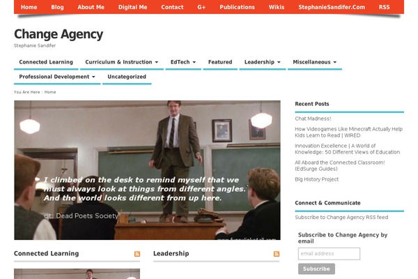 MesoColumn theme site design template sample
