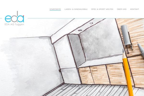 Jupiter theme site design template sample