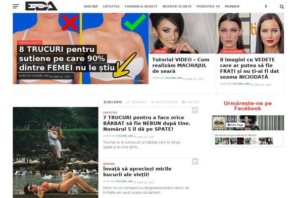 Click-mag theme site design template sample