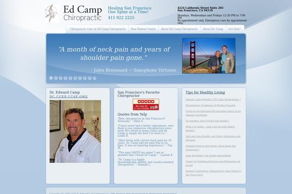 edcampchiropractic.com site used Rttheme