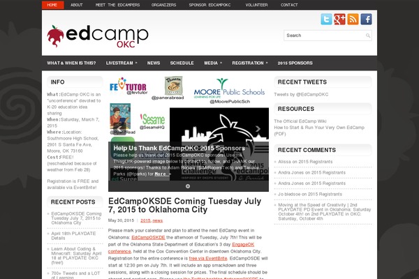 edcampokc.org site used Rollout