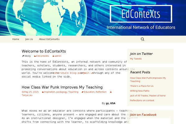 Twenty Thirteen theme site design template sample