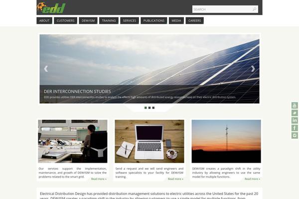 Parabola theme site design template sample