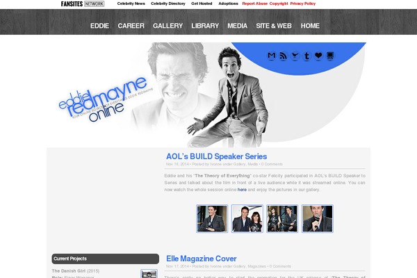 Influencers-blog theme site design template sample