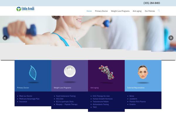 Site using Vamtam-push-menu plugin