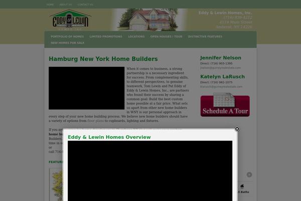 Estate theme site design template sample
