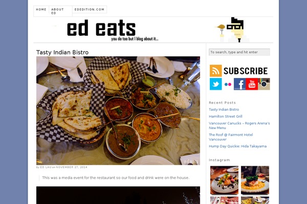 Thesis 1.8 theme site design template sample