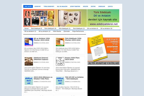 Channel theme site design template sample