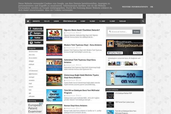 Reportage theme site design template sample