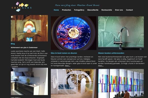 edelglas.nl site used Tribble