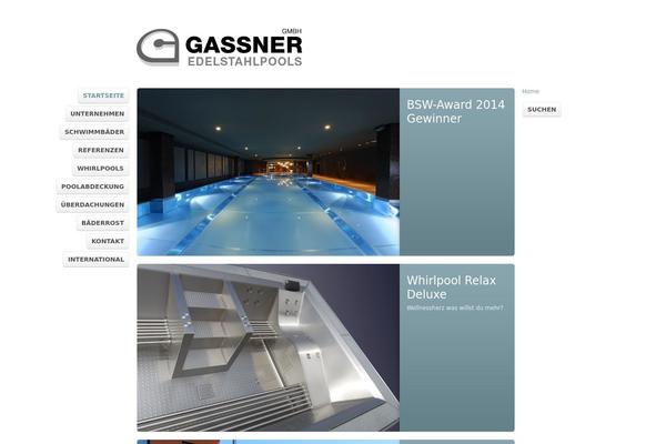 Genova theme site design template sample