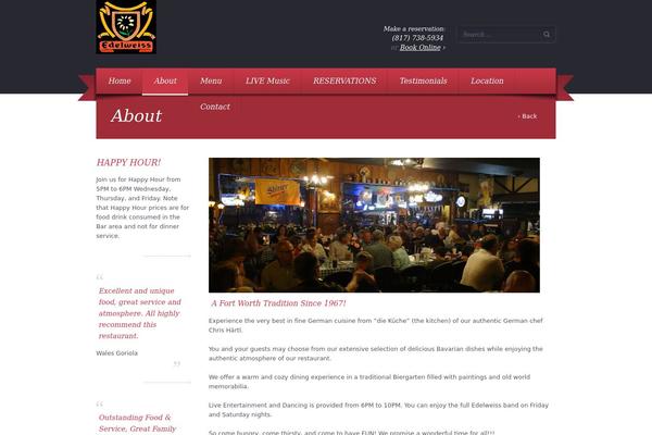 Gusteau theme site design template sample
