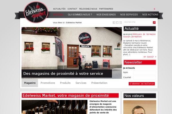 Em theme site design template sample