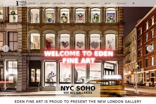Eden theme site design template sample