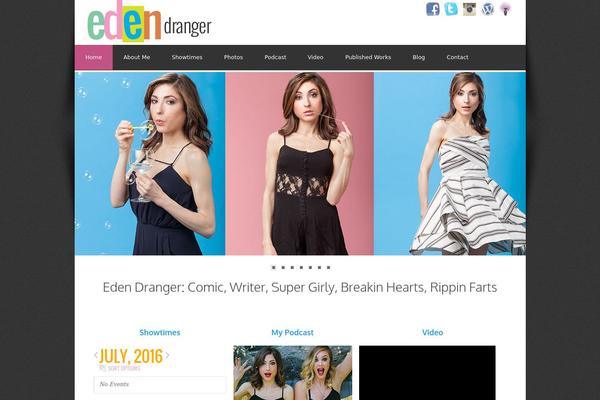 Tequila theme site design template sample