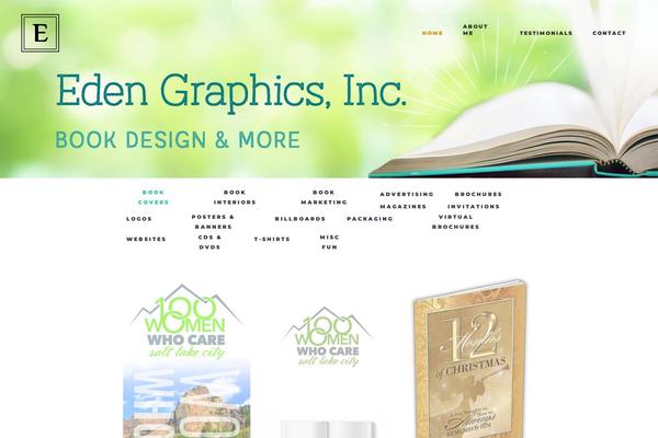 Eden theme site design template sample