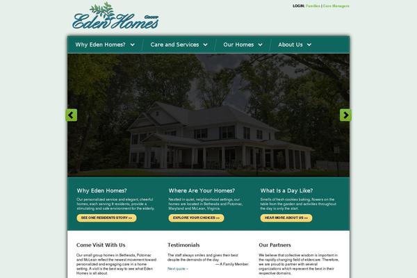 Born theme site design template sample
