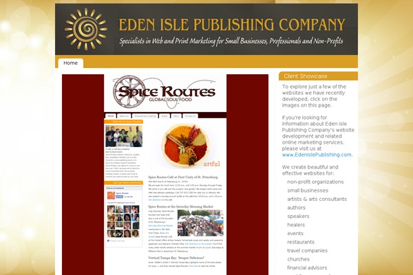 mantra-eden theme websites examples