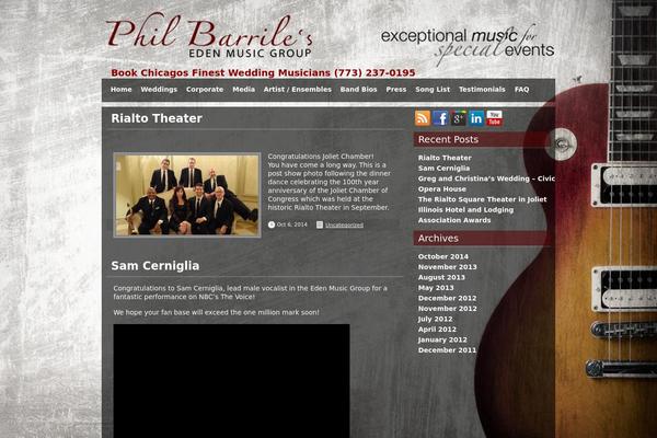 edenmusicgroup.com site used Dirty Blue