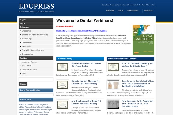 Edupress theme site design template sample