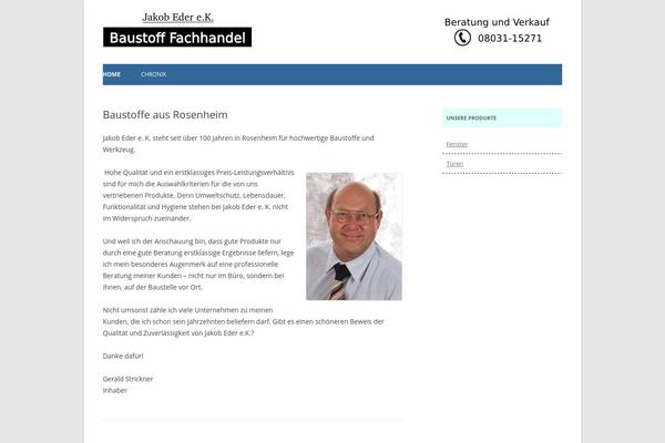 eder-baustoffe.de site used Seot