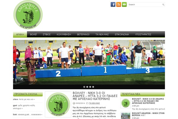 Caddy theme site design template sample
