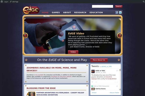 Edge theme site design template sample