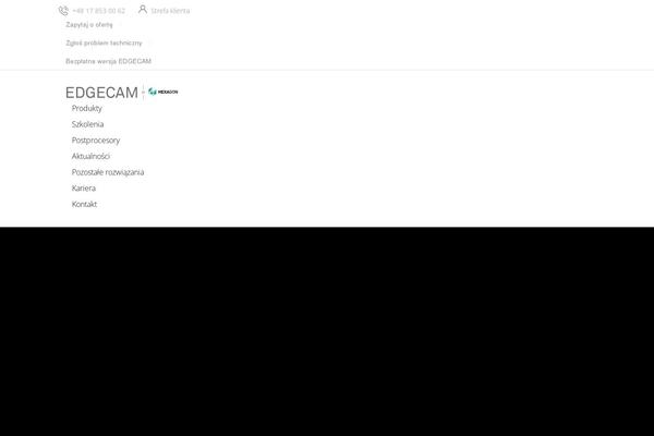 edgecam.pl site used Edgecam