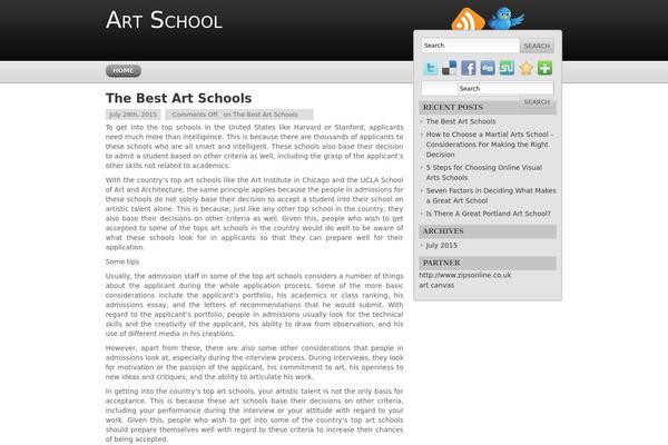 Modernstyle theme site design template sample