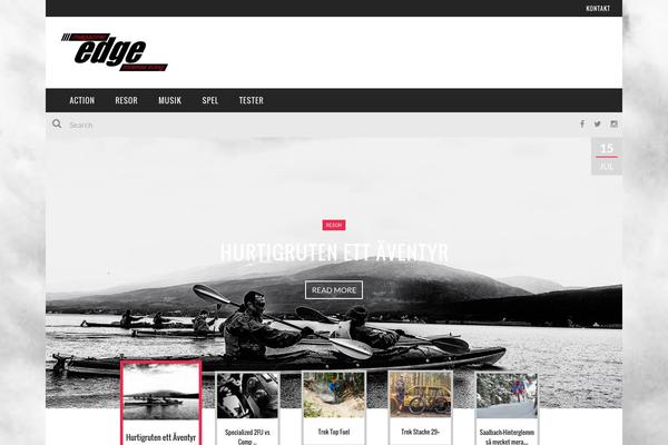 KAMI theme site design template sample