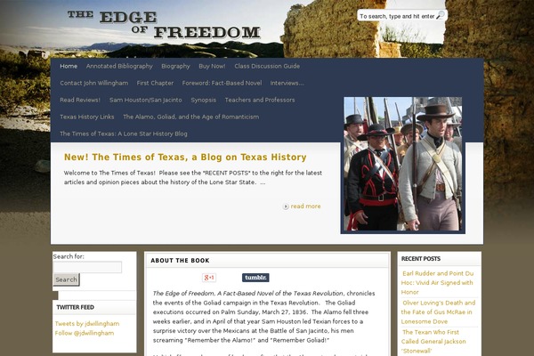 edgeoffreedom.net site used Back-my-book