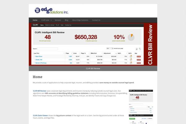 edgesolutions.com site used Minimal Xpert