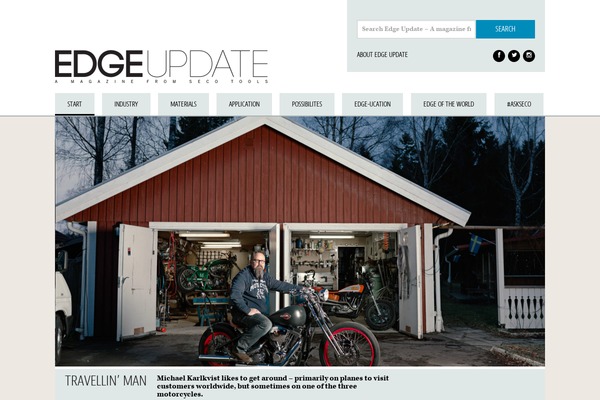 Edge theme site design template sample
