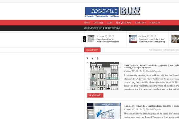 Site using Slidr plugin