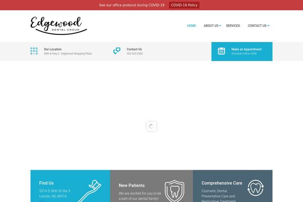 Dent-all theme site design template sample