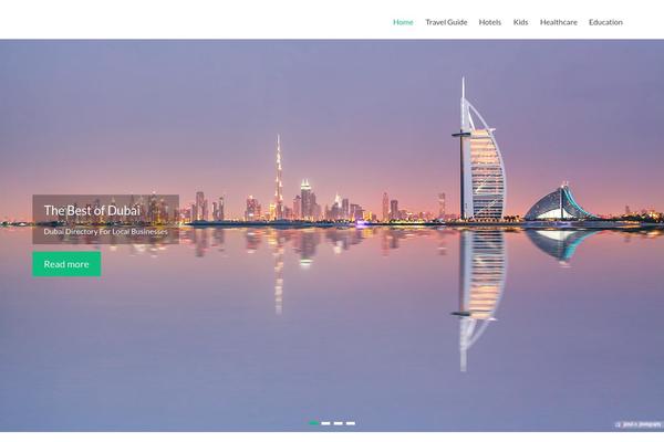 Patus theme site design template sample