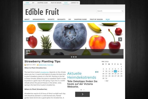 Trends theme site design template sample