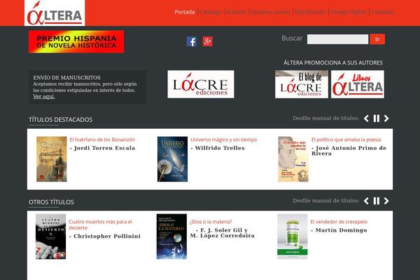 edicionesaltera.com site used Designy