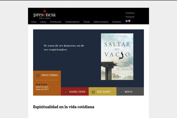 edicionespresencia.com site used Theme1474