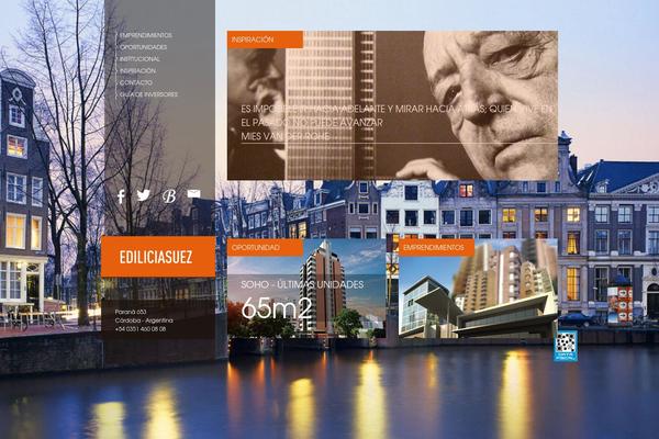 Equilibrium theme site design template sample