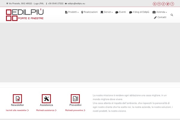 edilpiu.eu site used Edilpiu