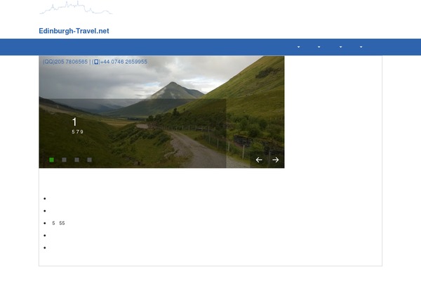 edinburgh-travel.net site used Developer 2014