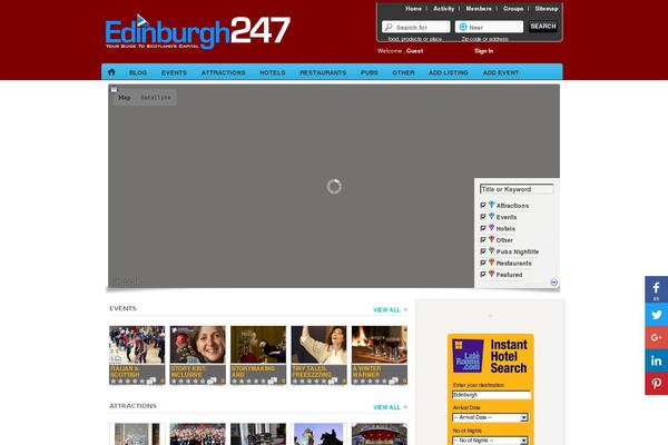 GeoTheme theme site design template sample
