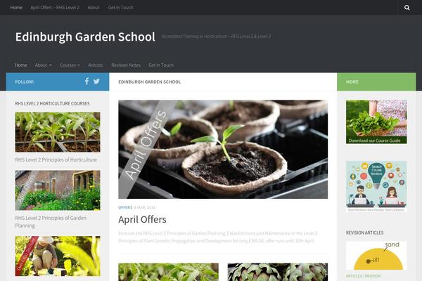 Chameleon theme site design template sample