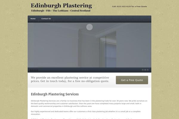 edinburghplasteringservices.com site used Akita