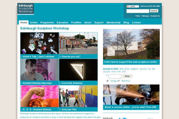 edinburghsculpture.org site used Esw